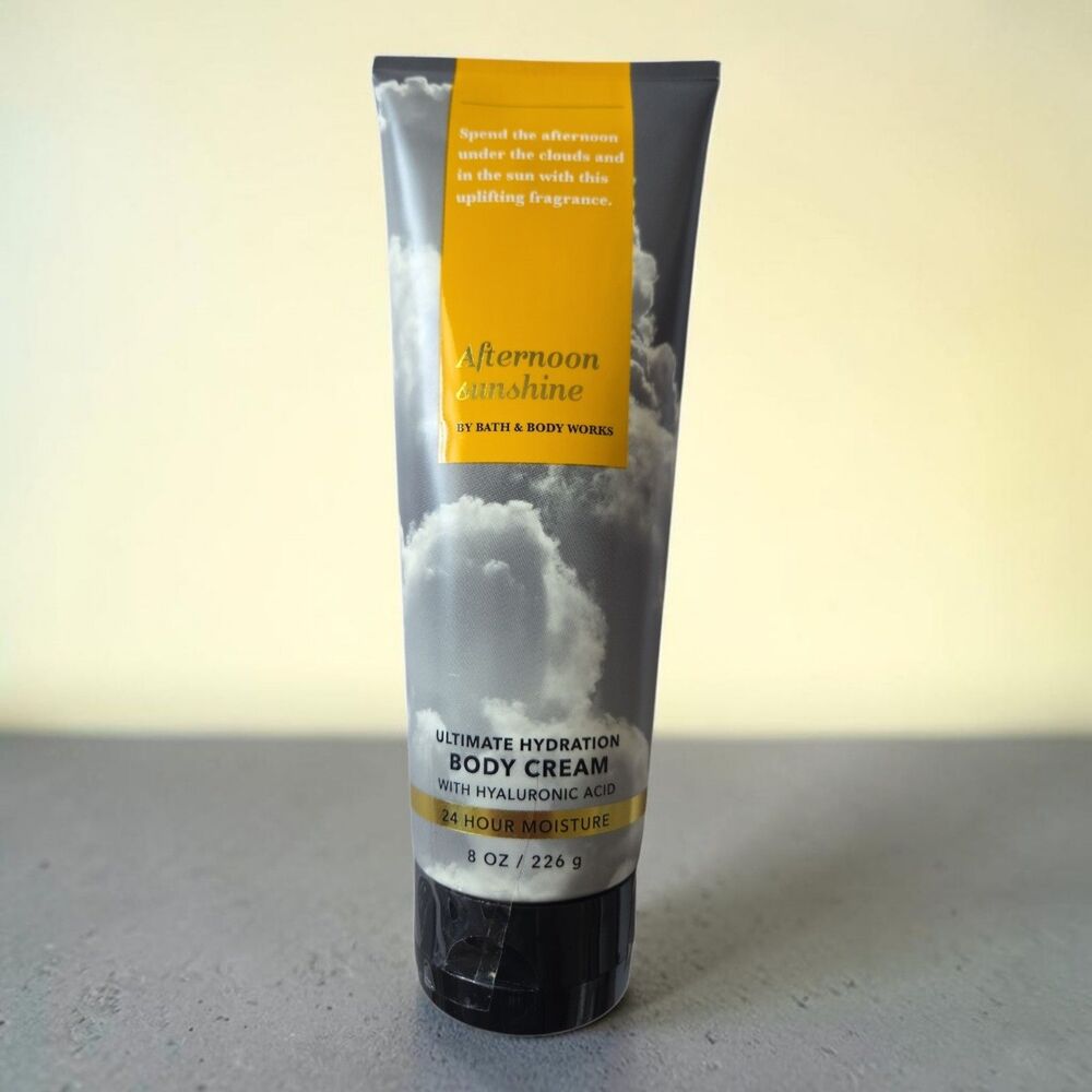Bath & Body Works Afternoon Sunshine Body Cream 8 oz - NEW